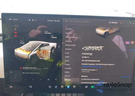 2024 Tesla Cybertruck Cyberbeast from USA, damaged, VIN 7G2CEHEE5RA031349